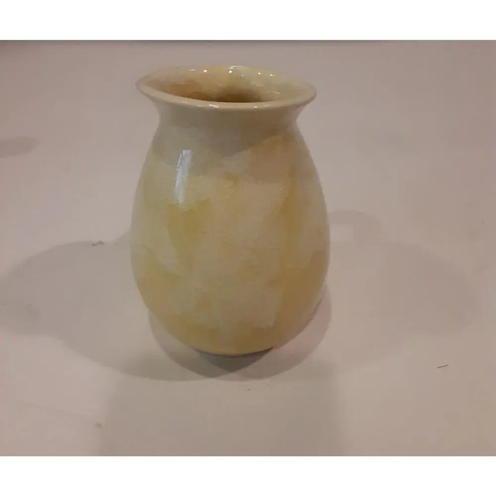 Vintage USA Pottery Mini Yellow Pitcher Versatile Decor